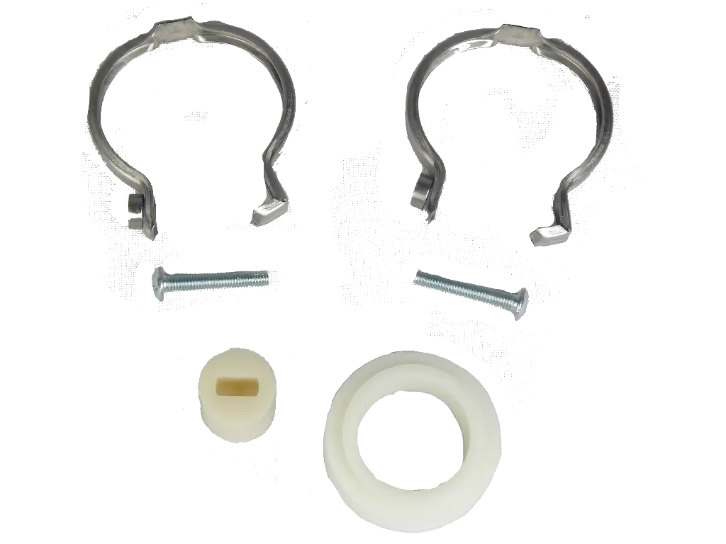 Coupler Kit Pump/Motor Assy Ring, Keyway, 2 Clamps