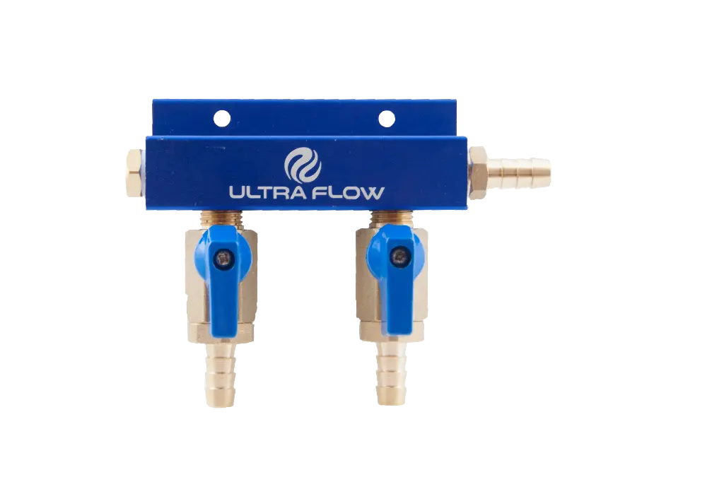 2 Product Gas Manifold | Aluminum Bar