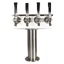 T-Tower | 3" Column | 4 Faucet | Glycol Cooled