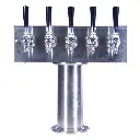 T-Tower | 3" Column | 5 Faucet | Glycol Cooled