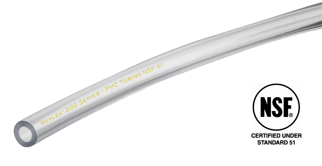 Bevlex Tubing | NSF51 | 1/4" x 1/2" | 100' Coil Clear