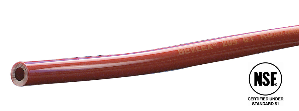 Bevlex PVC #204 | 5/16" ID x 9/16" OD (Red) | 100' Coil