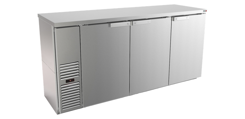 Back Bar&nbsp;  78"&nbsp; &nbsp; Stainless&nbsp;/ Solid&nbsp;Door