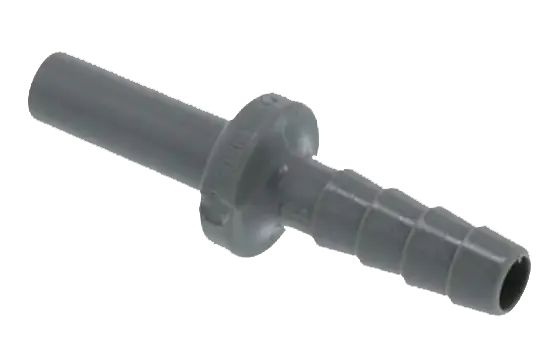 1/4" x 1/4" John Guest Straight Stem to Hose Barb