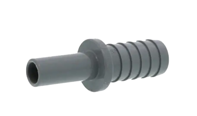 3/8" x 1/2" John Guest Straight Stem to Hose Barb