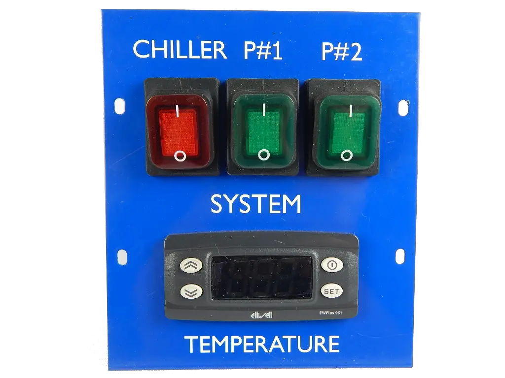 Double Switch Plate Assembly | Thermostat Wired