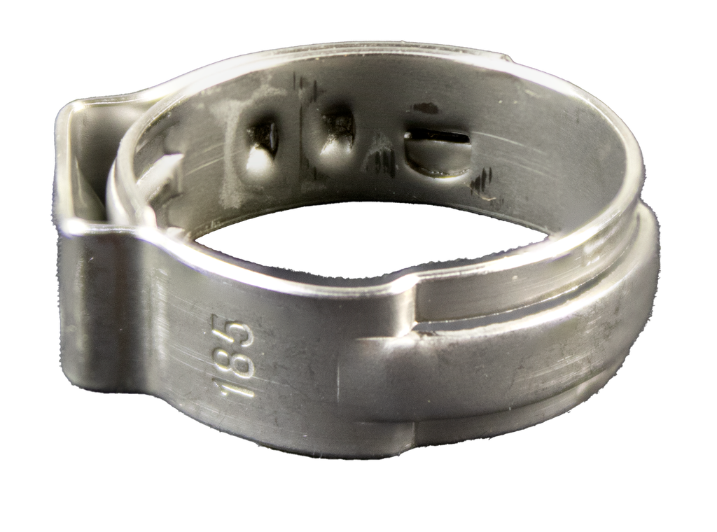 19.8 Stepless Clamp - 1/2 I.D. Vinyl Hose