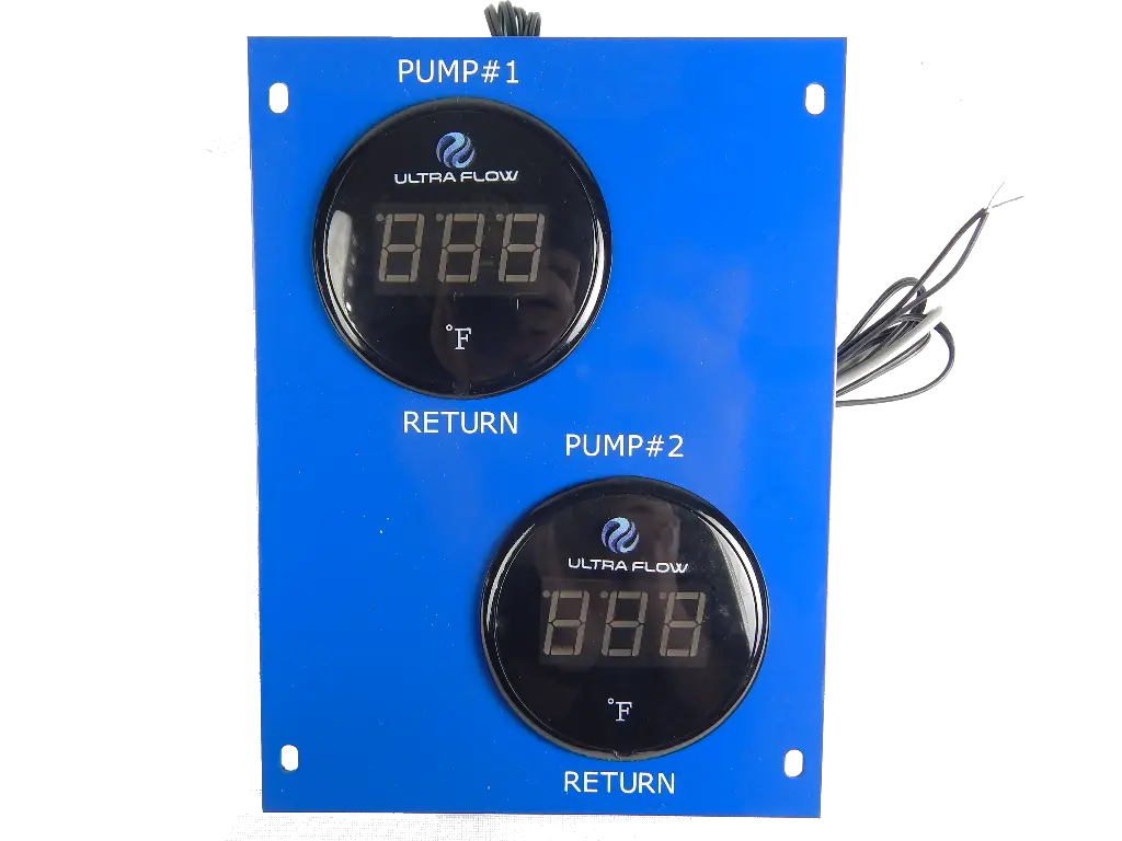 Double LED Plate with Two X-100B Display's 