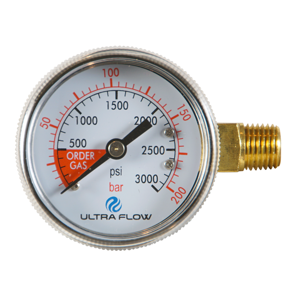 2" Gauge | 0-3000psi | Taped