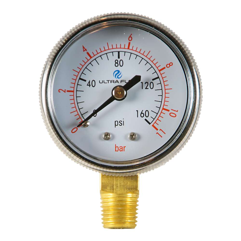 2"  Gauge | 0-160psi | Taped