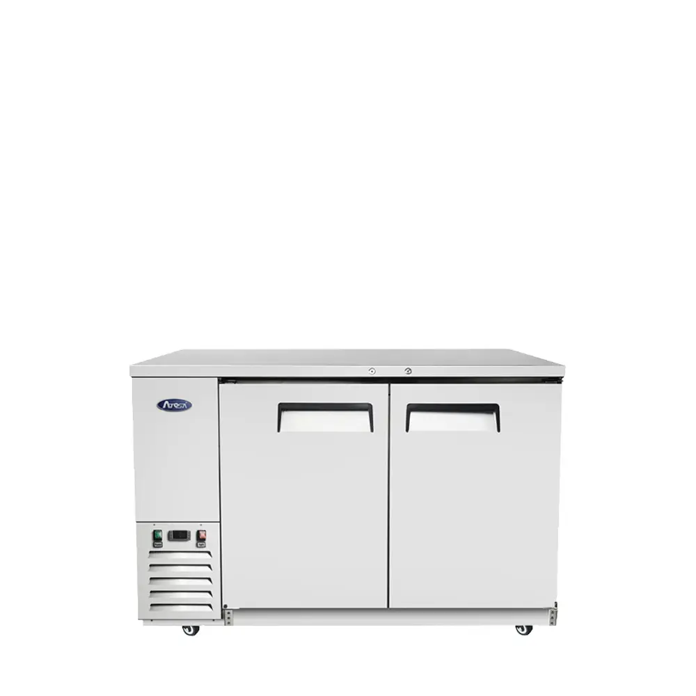 Atosa Back Bar Cooler | 58" Wide | Stainless Steel | Solid Doors