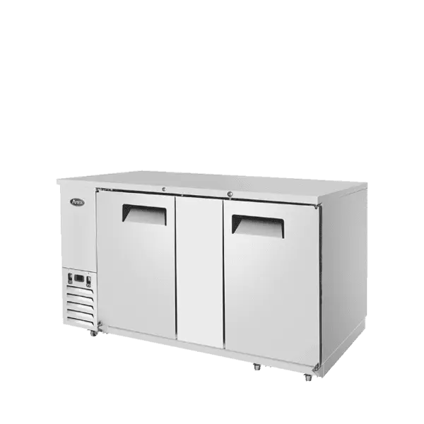 Atosa Back Bar Cooler | 69" Wide | Stainless Steel | Solid Doors
