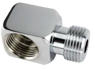 [3009SS-90] Keg Coupler Elbow 90 Degree - 304 SS