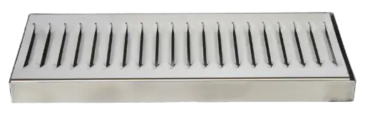 [DT-18x5SS] 18" x 5" Surface Mount Drip Tray | Brushed Stainless | No Drain