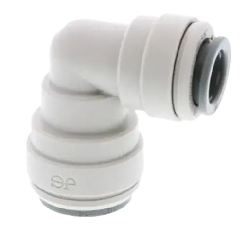 [PI211612S] 1/2" x 3/8" John Guest Reducing Elbow Connector