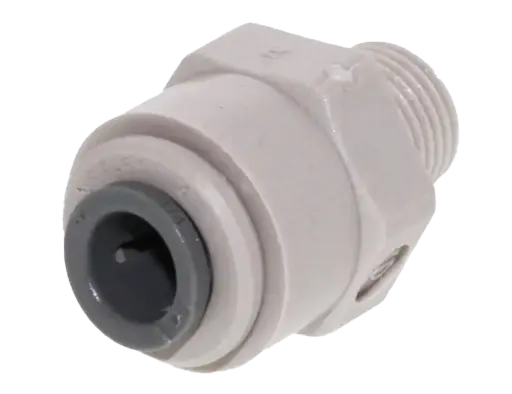 [PI010822S] 1/4" NPTF x 1/4" John Guest Straight Adaptor
