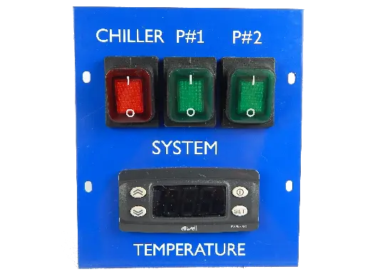 [40496-19SA] Double Switch Plate Assembly | Thermostat Wired