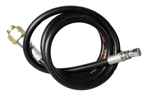 [HPH-6FA-SS] Hose | High Pressure | 6 Feet | With 1/4FF Inlet | 316 Stainless Steel Fittings