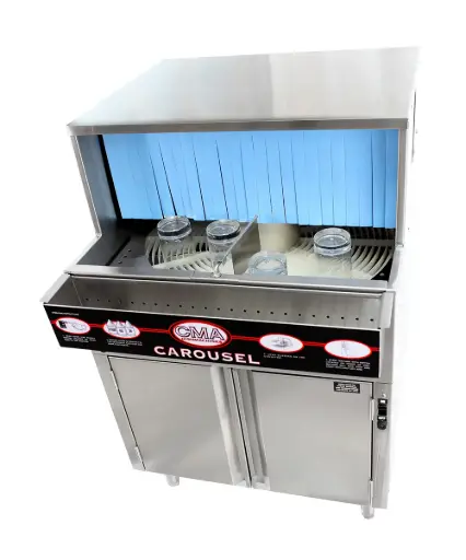 [GL-C] Low Temp Glass Washer | with Scrap Trap | 220V/60Hz/1Ph 