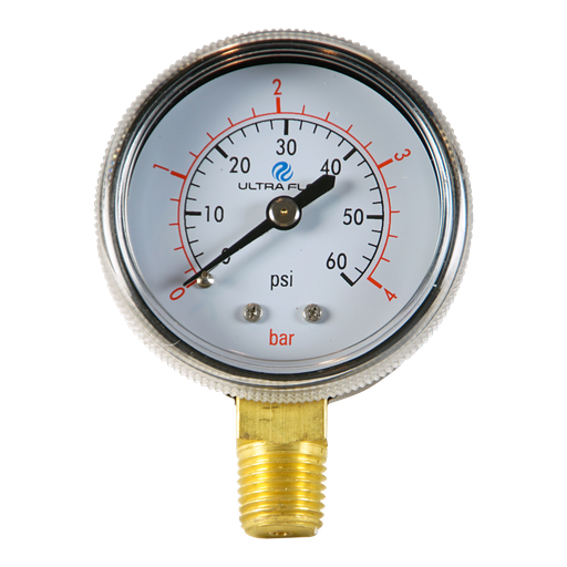 [1017-T] 2" Gauge | 0-60psi | Taped