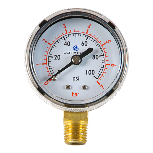 [1019-T] 2" Gauge | 0-100psi | Taped