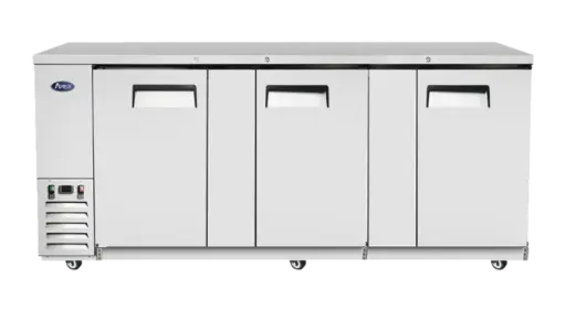 [UFBB-90S-N] Back Bar 90" | Stainless | Solid Door