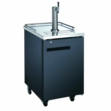 [UFDDF-23-N-1] Falcon Direct Draw | 23.5" | Black Finish | with 1x 1-Product Stainless Column Tower