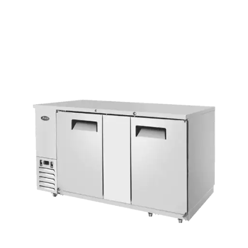 [UFBBA-69-S] Atosa Back Bar Cooler | 69" Wide | Stainless Steel | Solid Doors